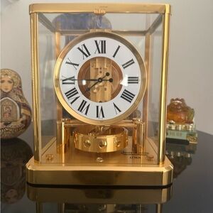 Atmos Gold Mantel Clock - Gold